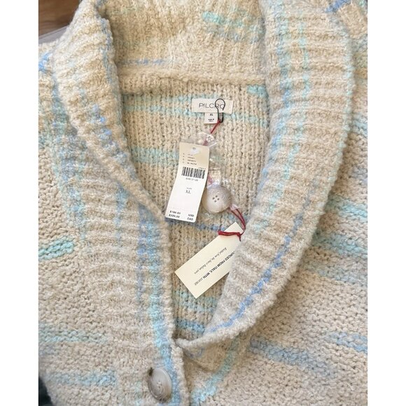 NWT Size XL (P2P 30") -Anthro Oversized Cardigan Sweater made in Italy (US$ 198) - Picture 3 of 16